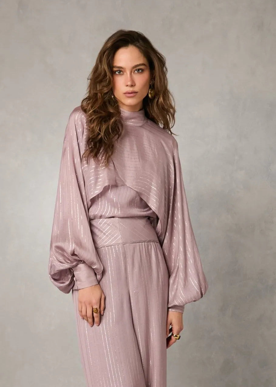 Long Sleeve Ruffle Blouse