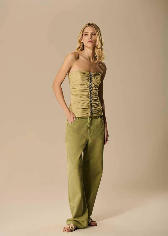 Crystal Strapless Top