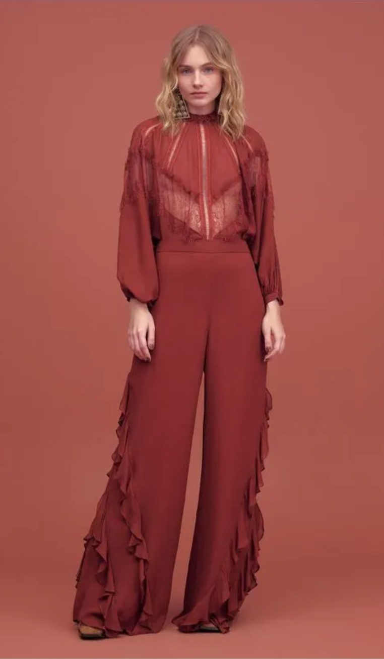 Ruffled Pants
