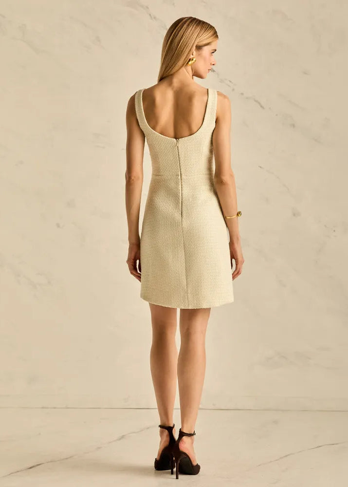 Cream Color Crochet Dress with lace details