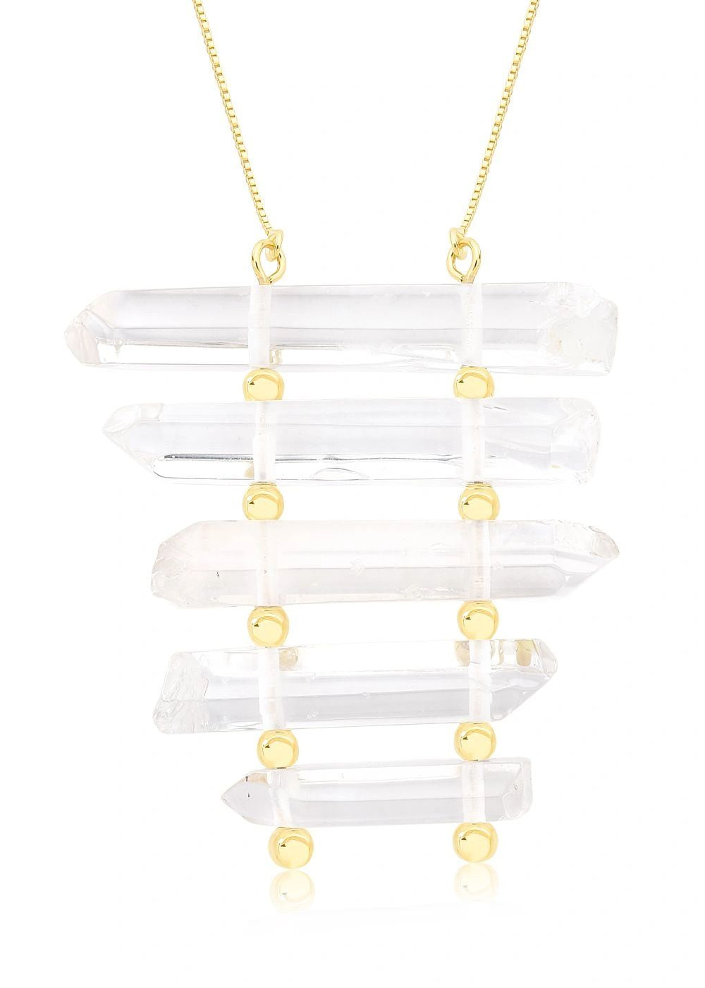 Crystal Gold Plated Necklace