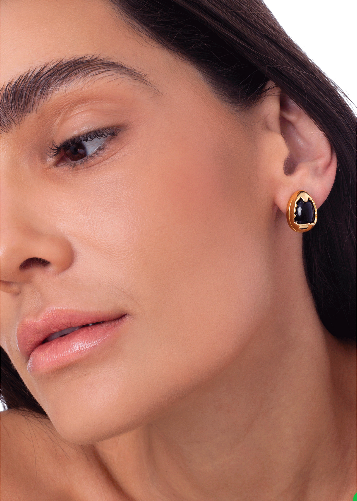 Genese Earring - Dalmatian Jasper