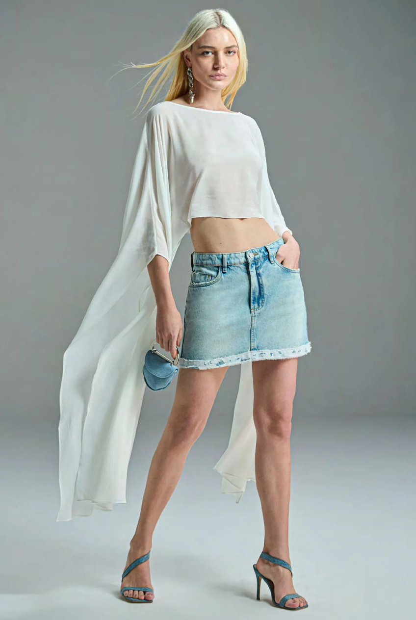 Denim Mini Skirt