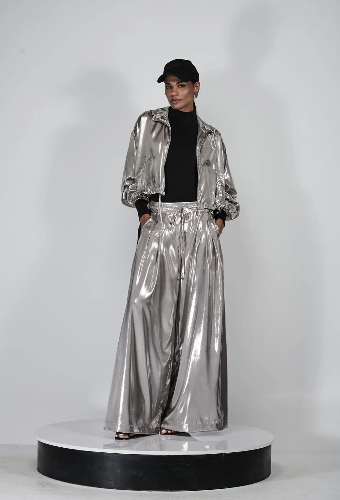 Duo Tone Foil Pants
