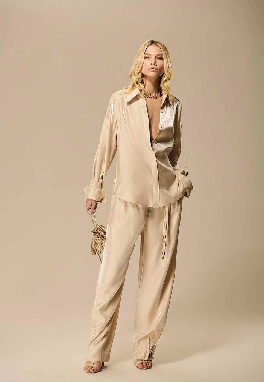 Rolotê Pleated Pants