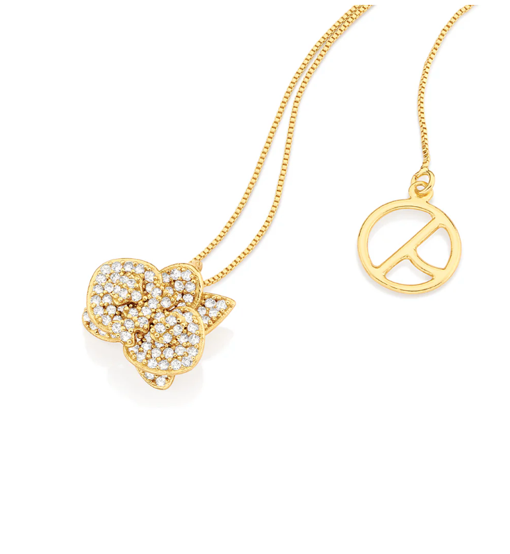 Orquidea Cravejada Necklace - Orquídeas Collection