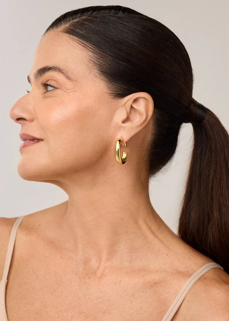 Golden Plated Small Hoop