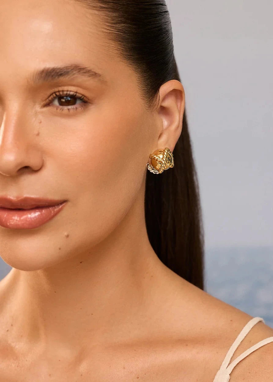 Laço do Mar Bicolor Earring