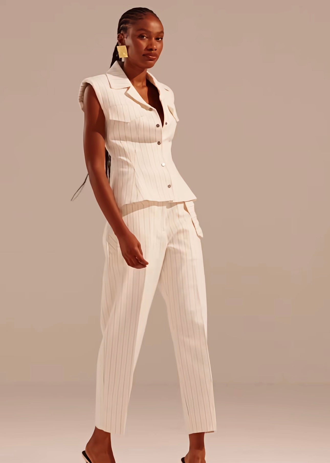 Pants and Vest Stripe Set