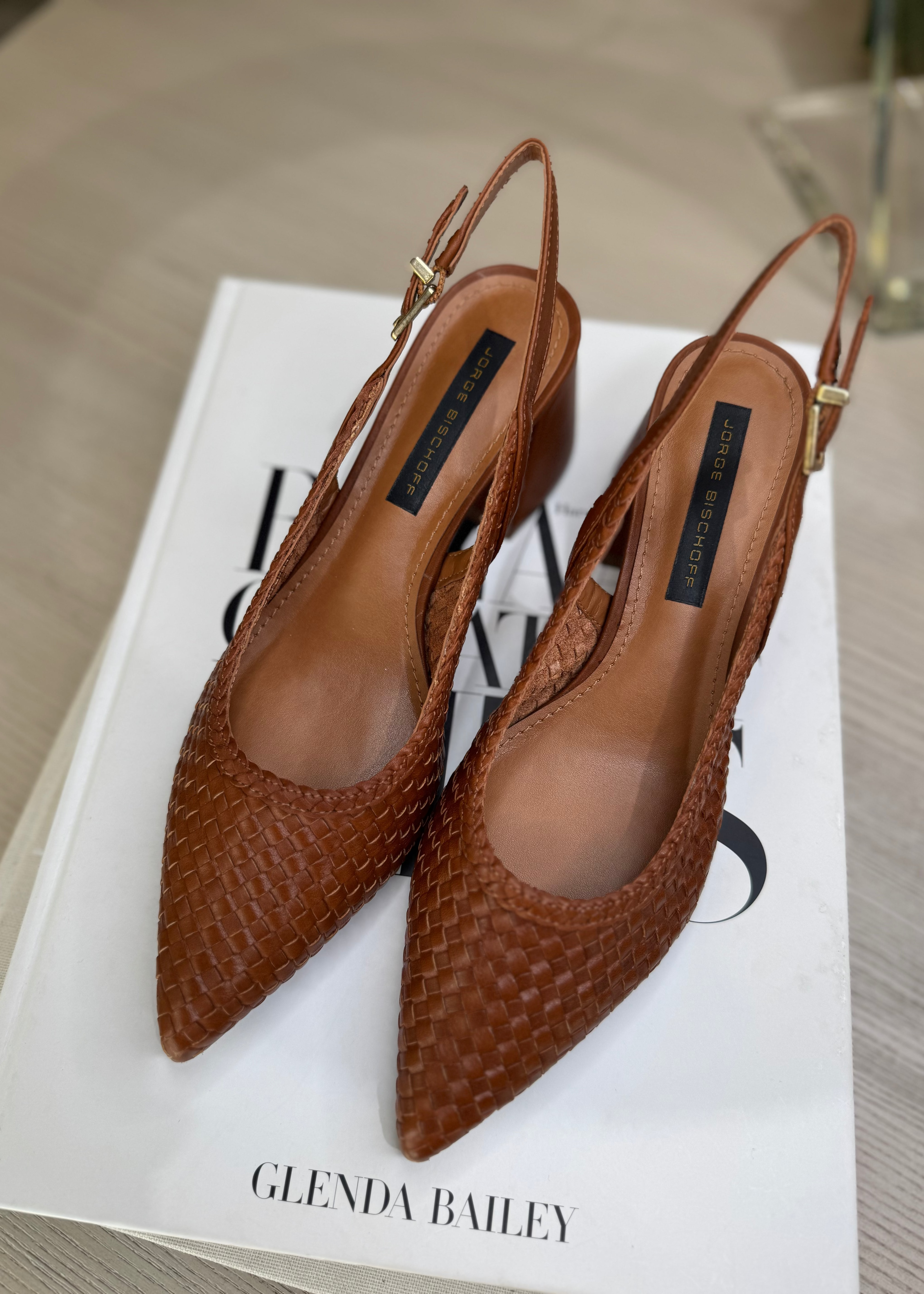 Caramel Woven Shoe