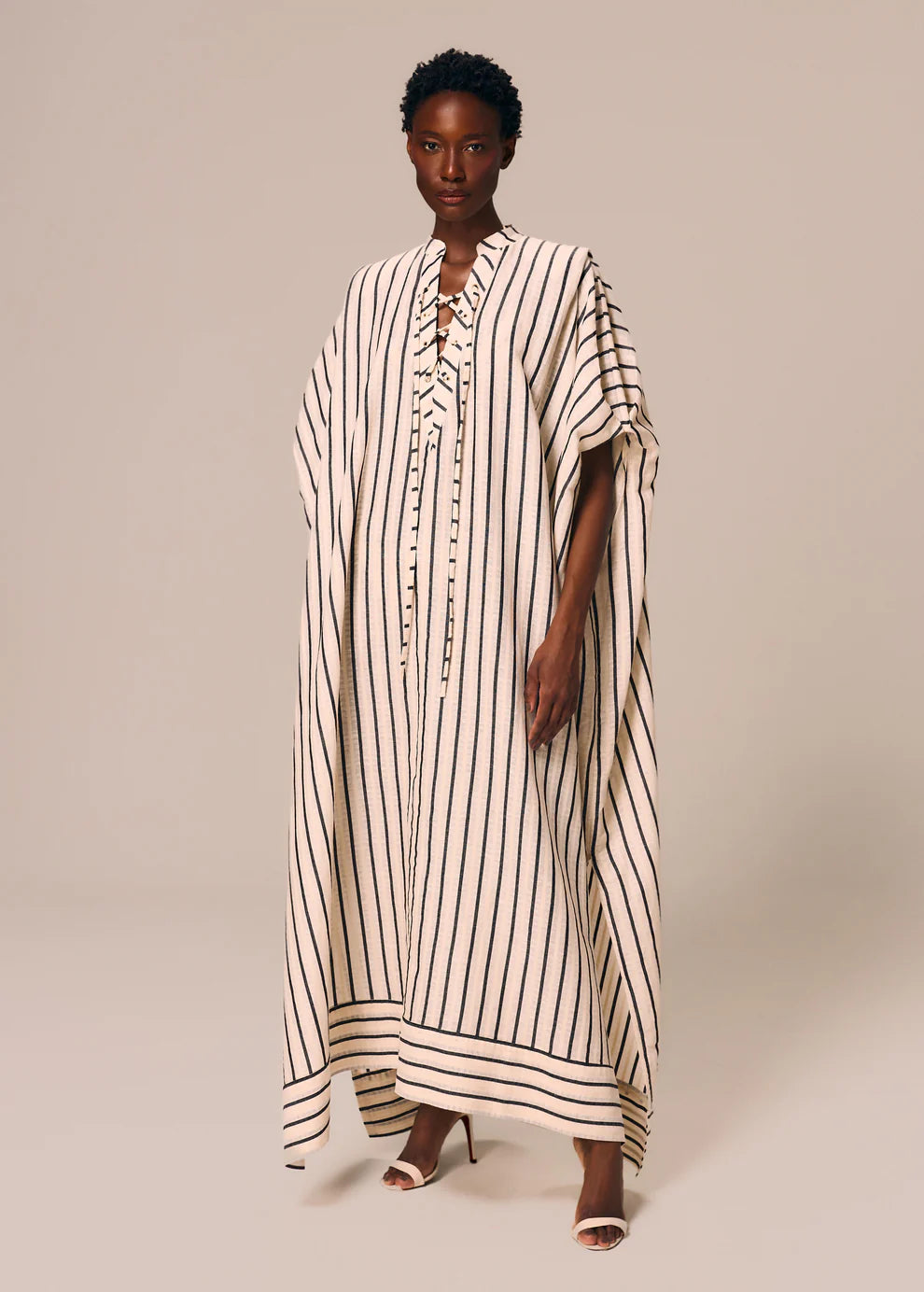 Long Linen Kaftan