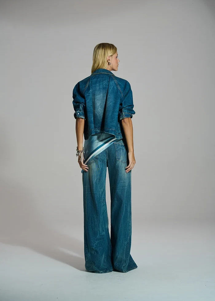 Maxi denim jacket