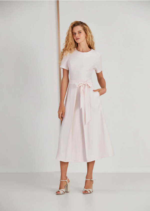 Midi Dress & Sash