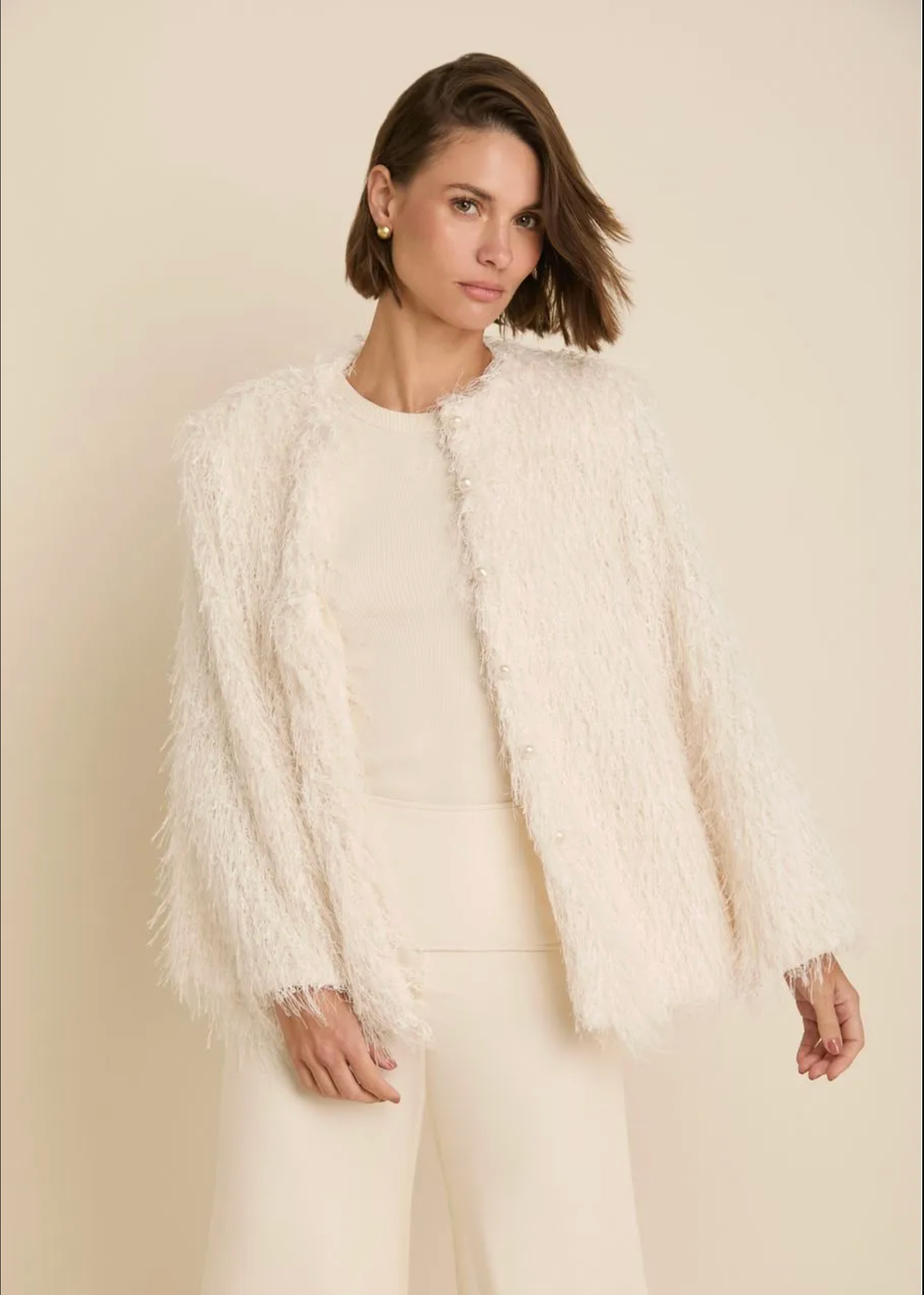 Off-white Cardigan Feathers