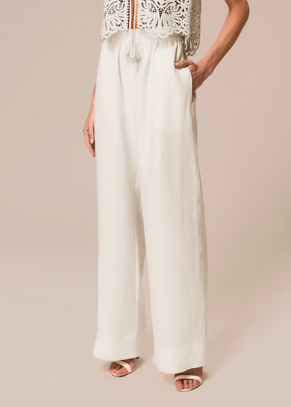 Off White Boxer Trousers
