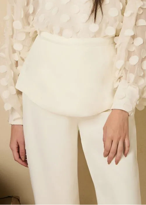 Off White Relaxed Pants
