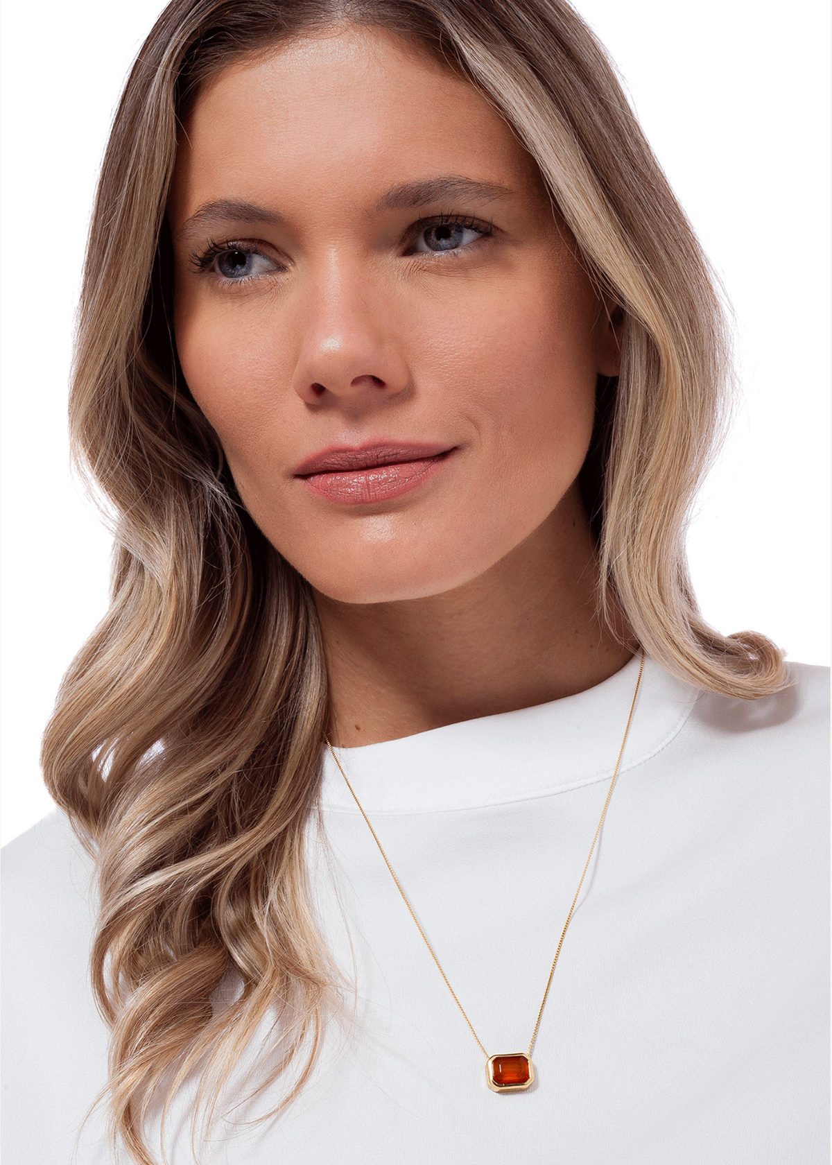 Petrus Necklace P - Red Agate