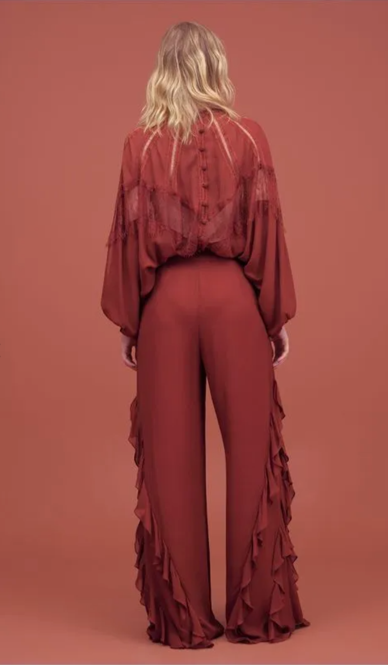 Ruffled Pants