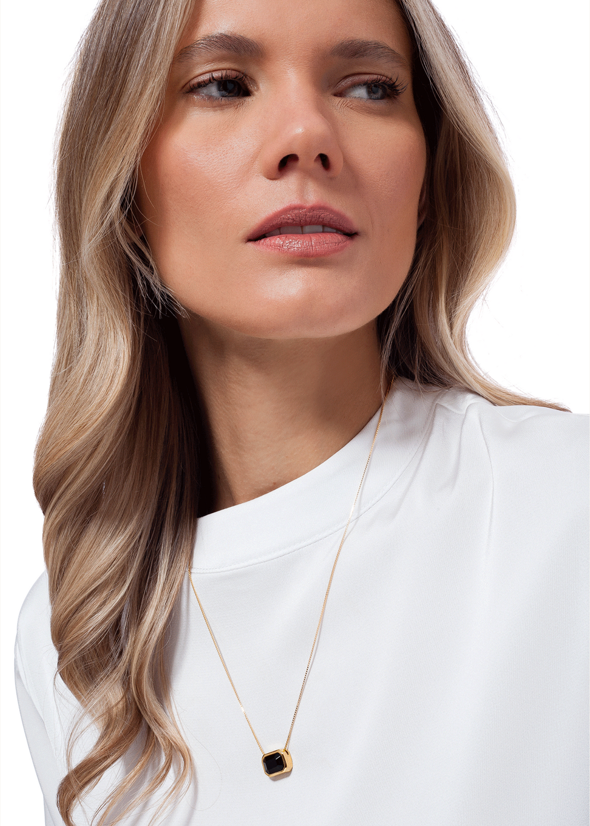 Petrus Necklace P - Black Obsidian