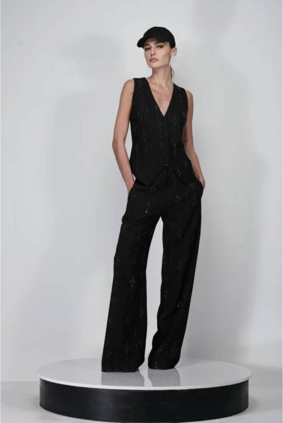 Pinstripe Vest