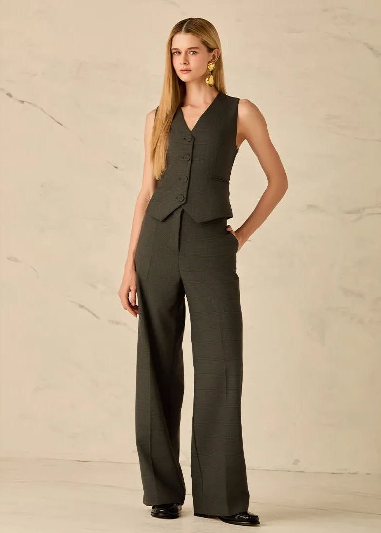 Tailored V- Neck Vest