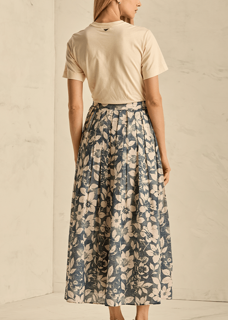 Floral Midi Skirt