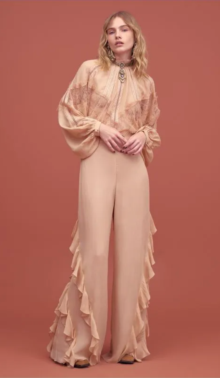 Ruffled Pants