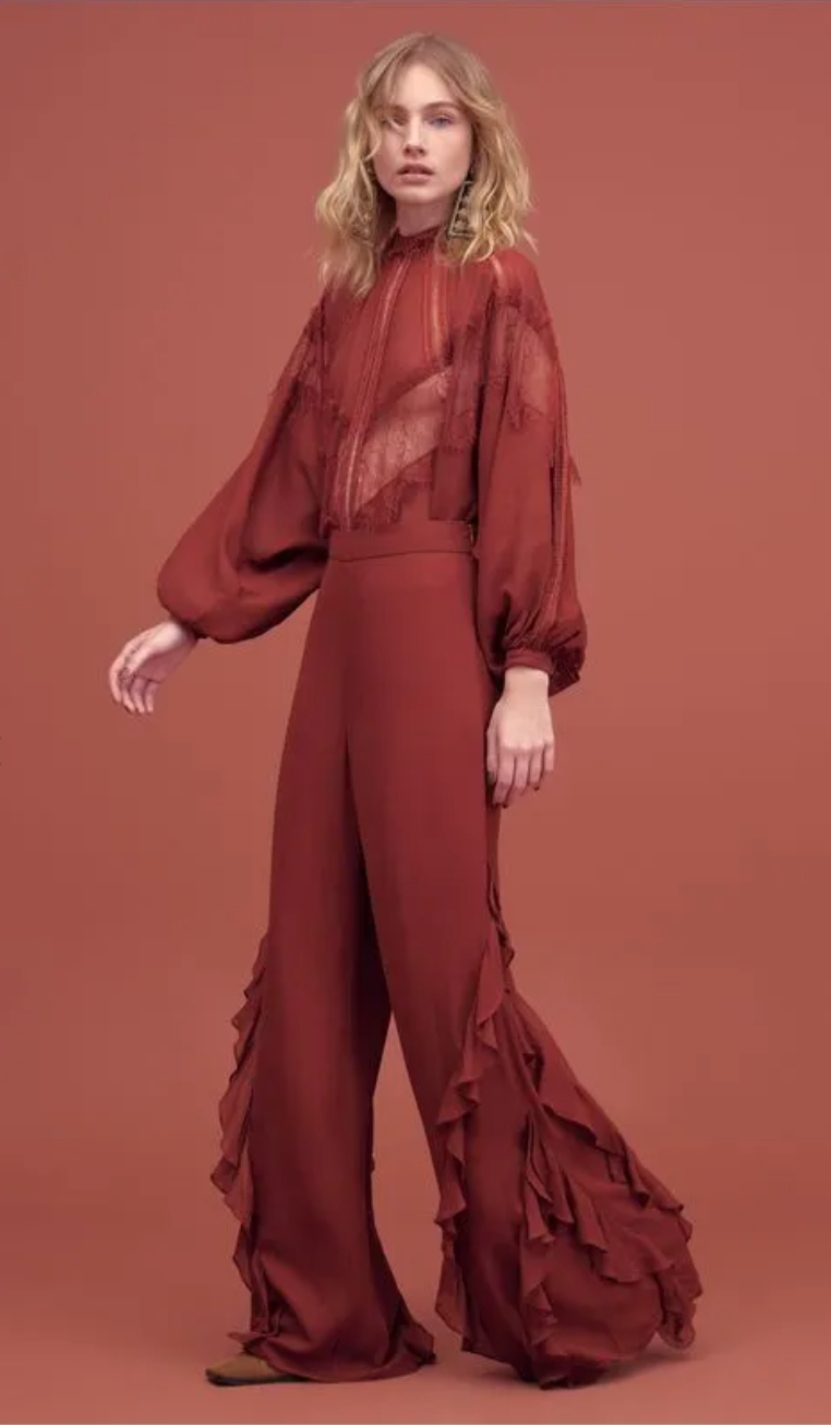 Ruffled Pants