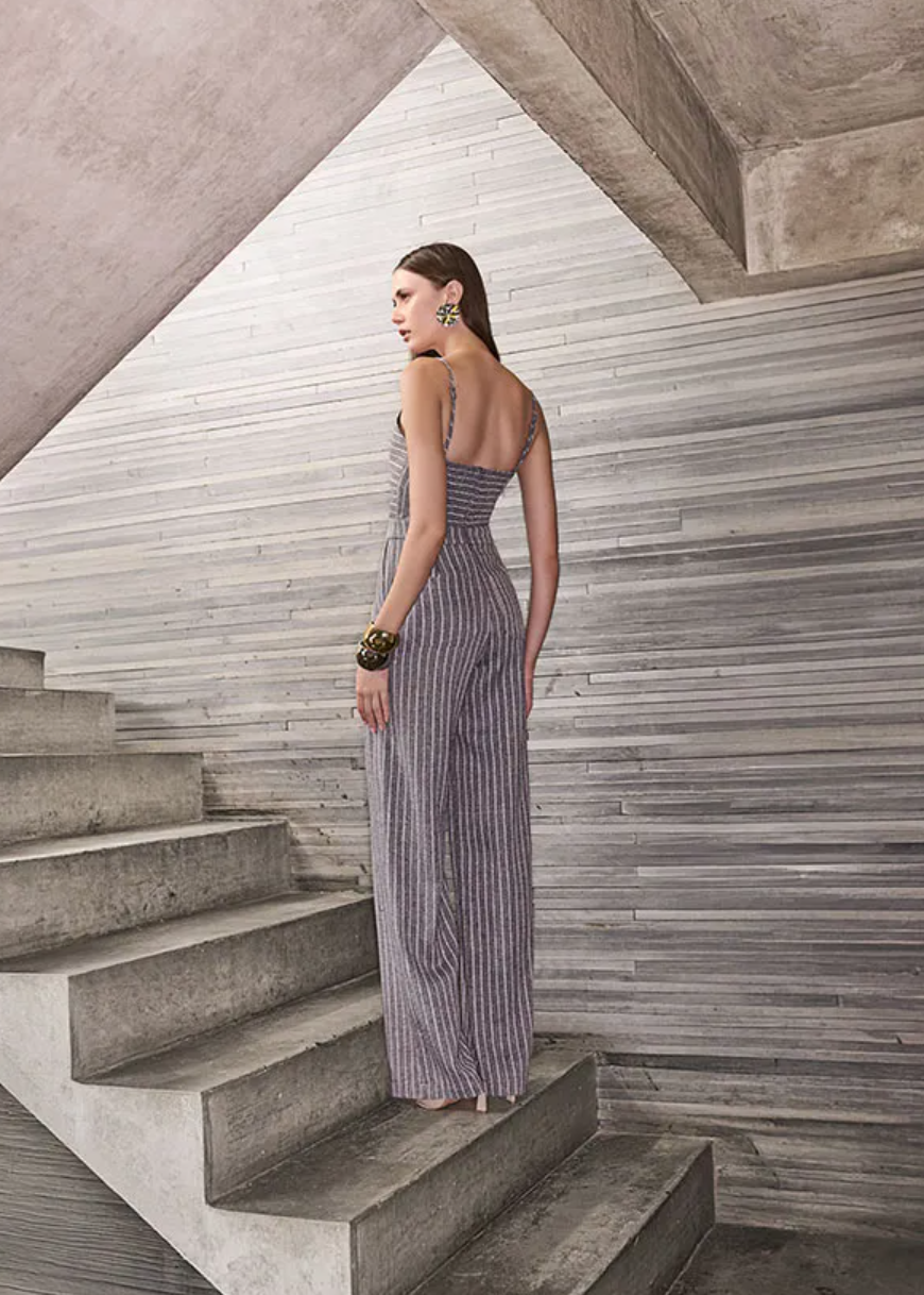 Striped Jumpsuit
