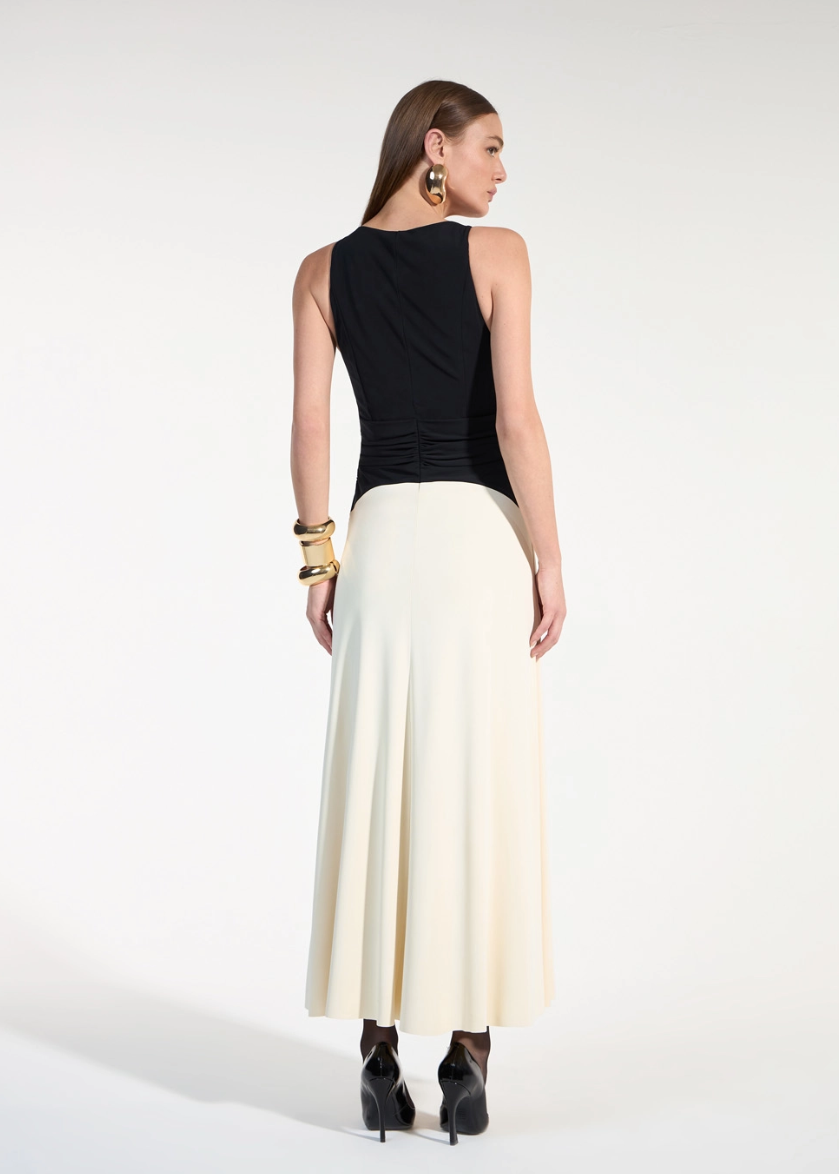 Bicolor Midi Dress