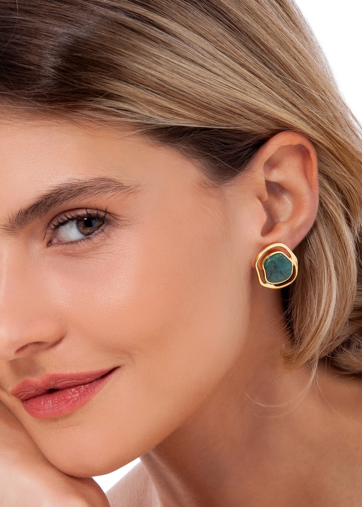 Solei Baby Earring - Blue Quartz