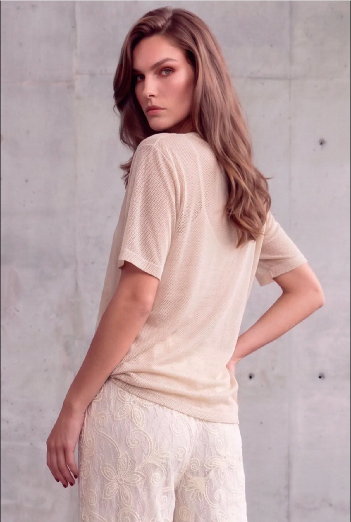 Vanilla Tulle T-Shirt