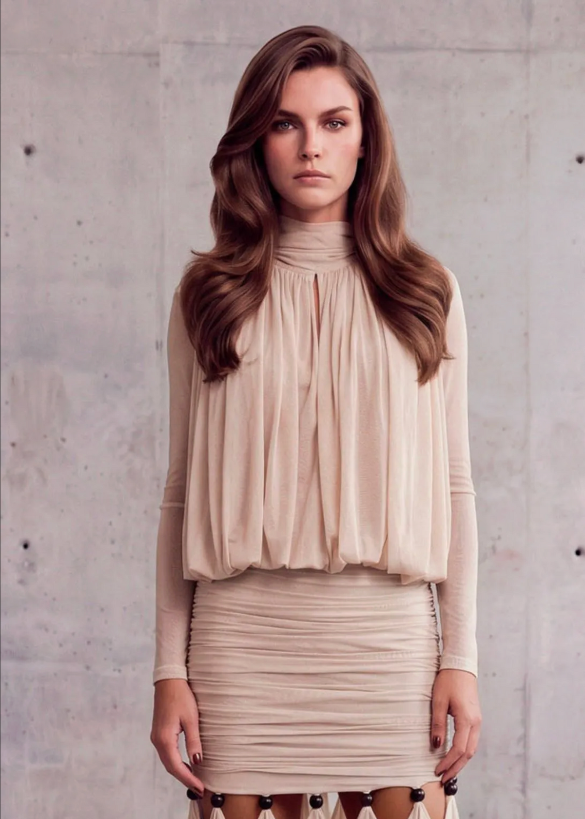 Vanilla Blouse Scarf