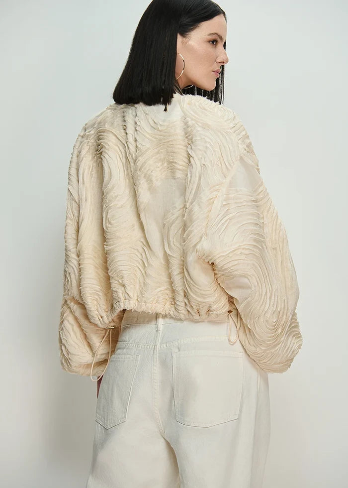 Waves texture jacket