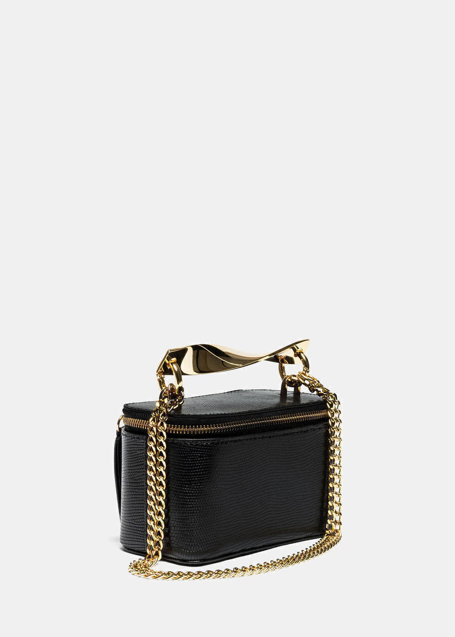 black petit square bag