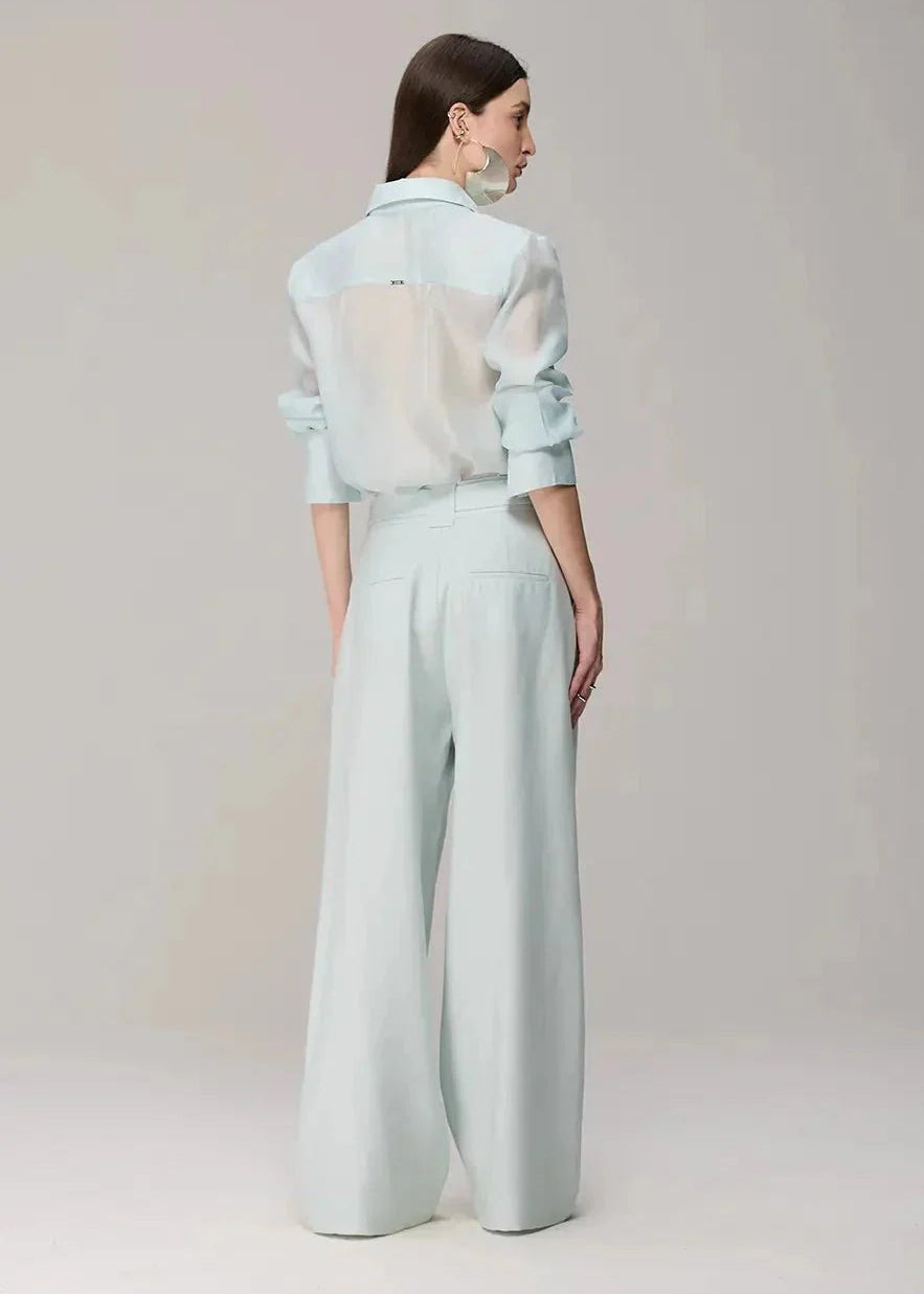 Pleated Tailored Trousers