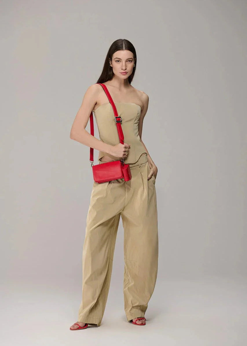 Corset with a Curved Hem