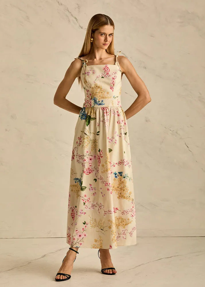 floral maxi midi dress
