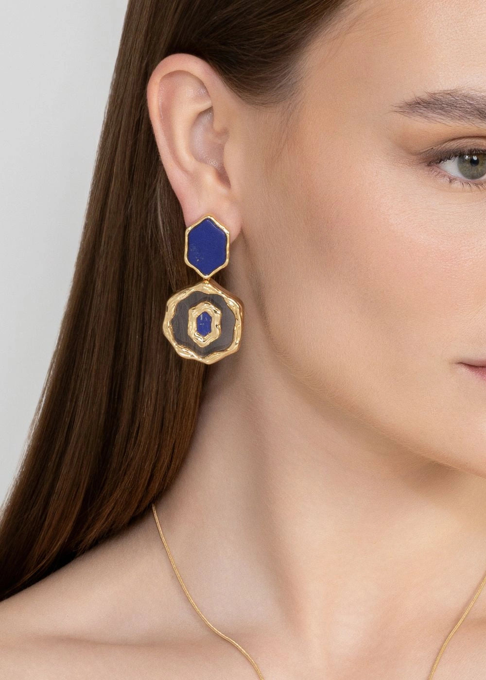 lapis lazuli earring