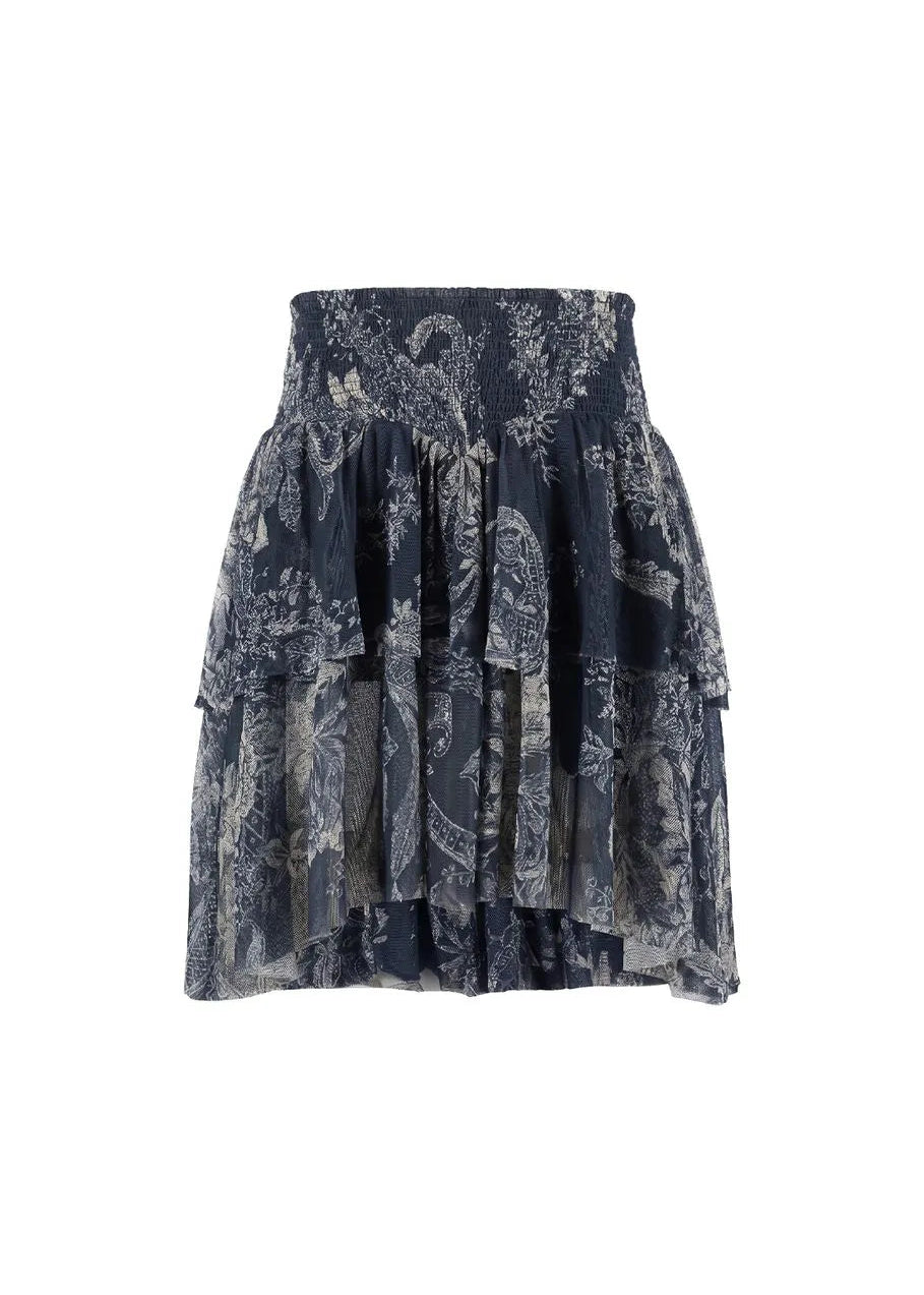 navy blue skirt on a white background