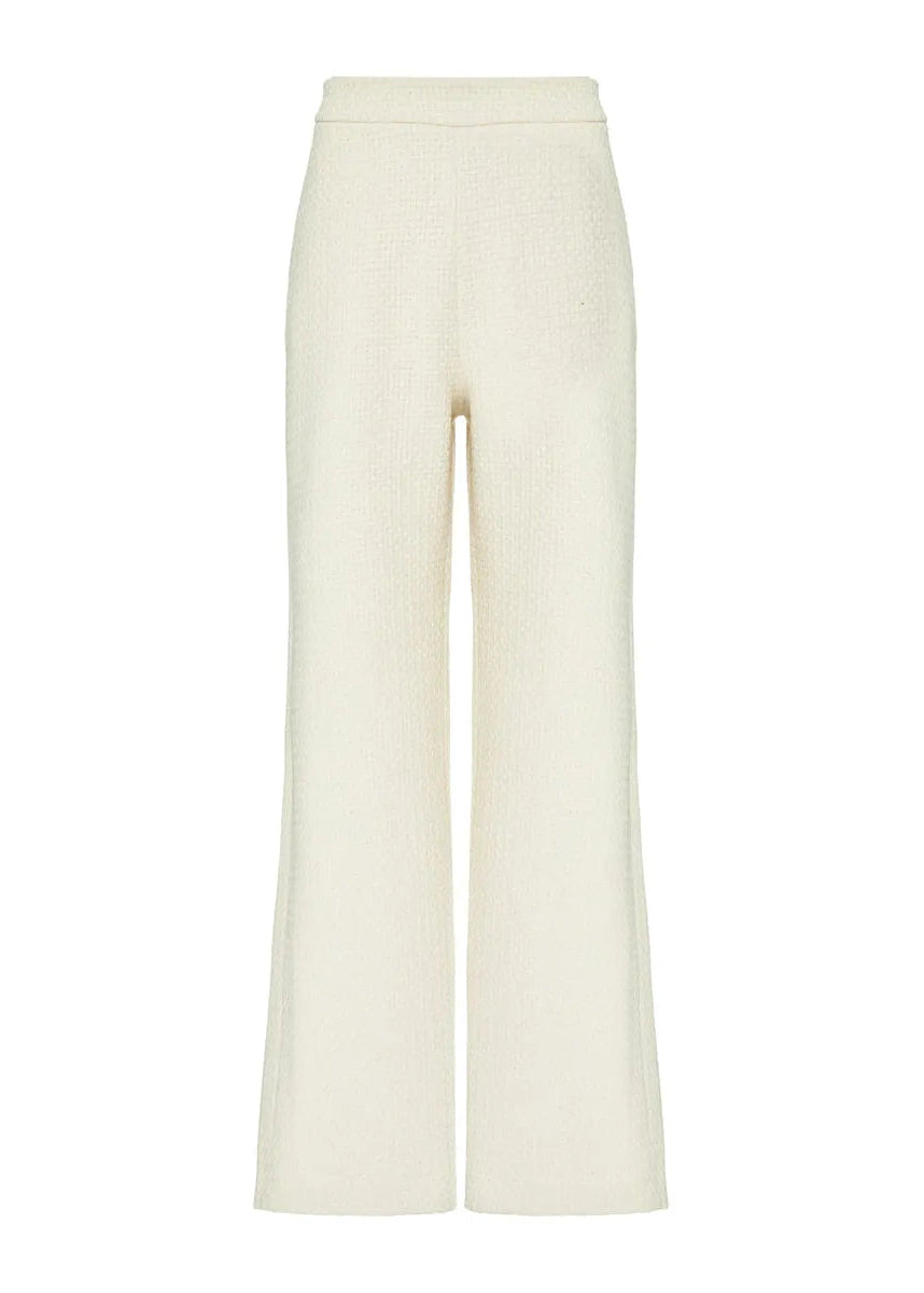 White pants on a white background