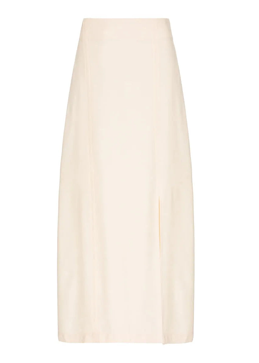 off white midi skirt