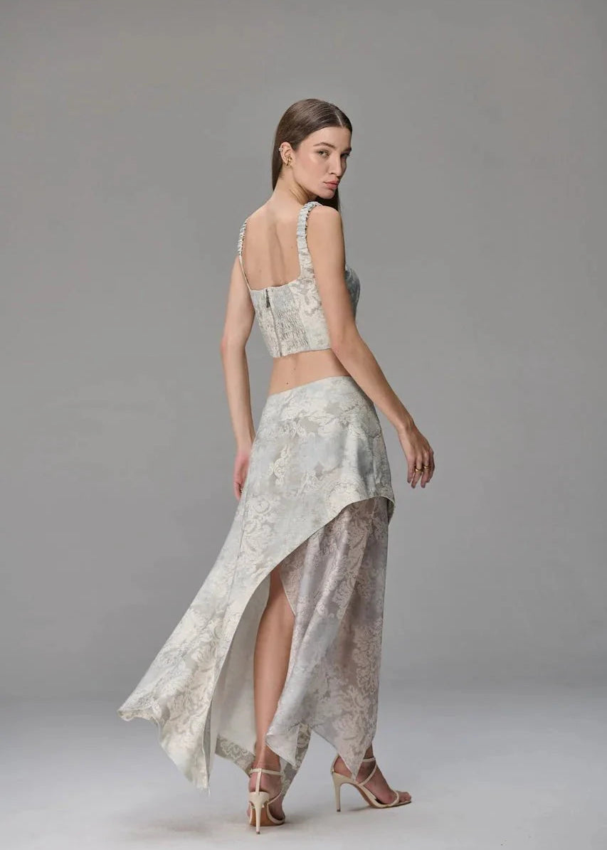 Asymmetrical Midi Skirt