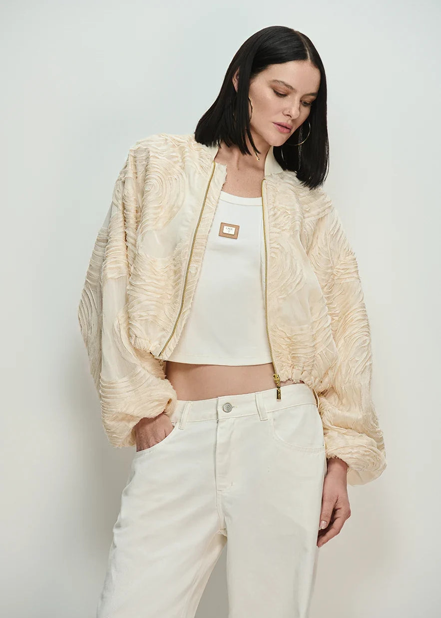 Waves texture jacket