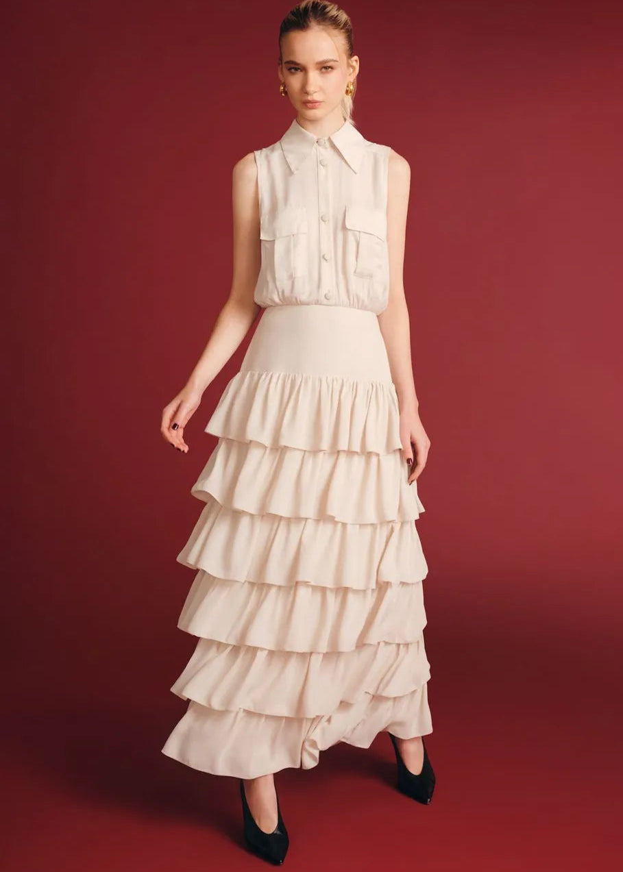 Long Layered Dress