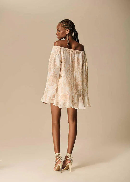 Paisley Organza Blouse