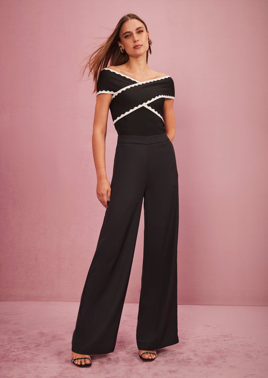Black and White Jumpsuit