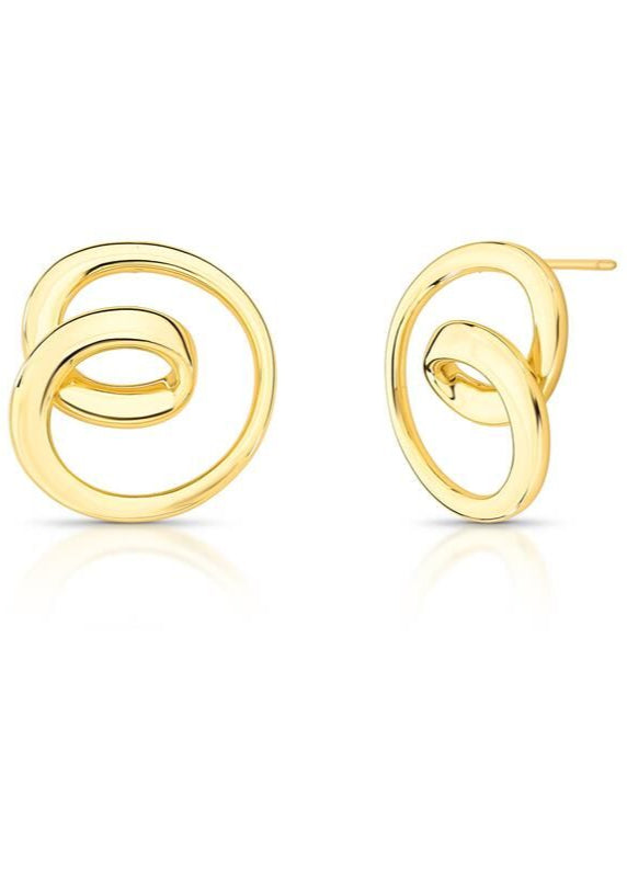 Twisted Circle Earring