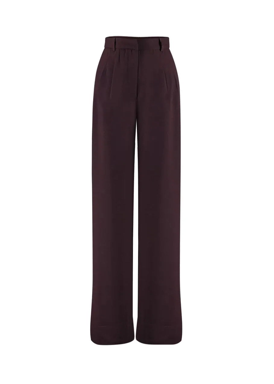 Brown pants on a white background