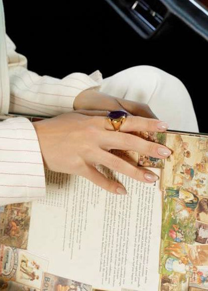 Connection Ring Amethyst